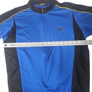 Pearl Izumi Mens Blue & Black Cycling Jersey X-Large Polyester Lightweight